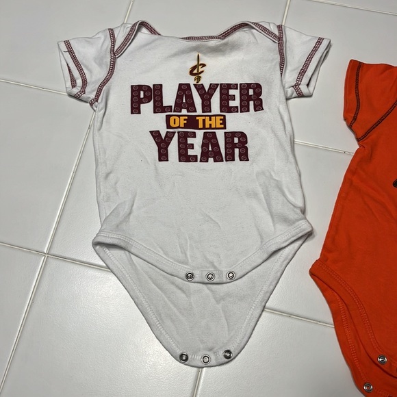 Cleveland Cavaliers and Cleveland Browns, 12 month, onesies - Picture 2 of 7